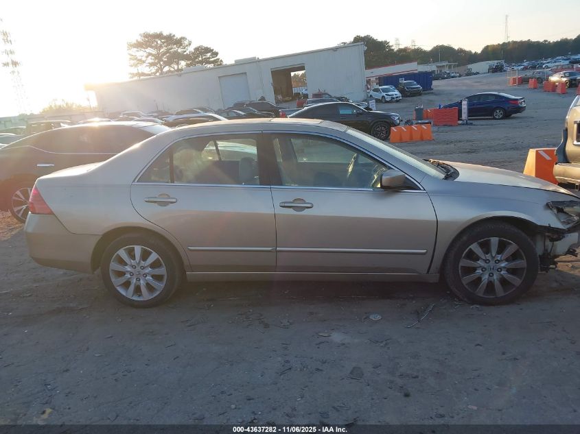 2007 Honda Accord 3.0 Ex VIN: 1HGCM66507A072426 Lot: 43637282