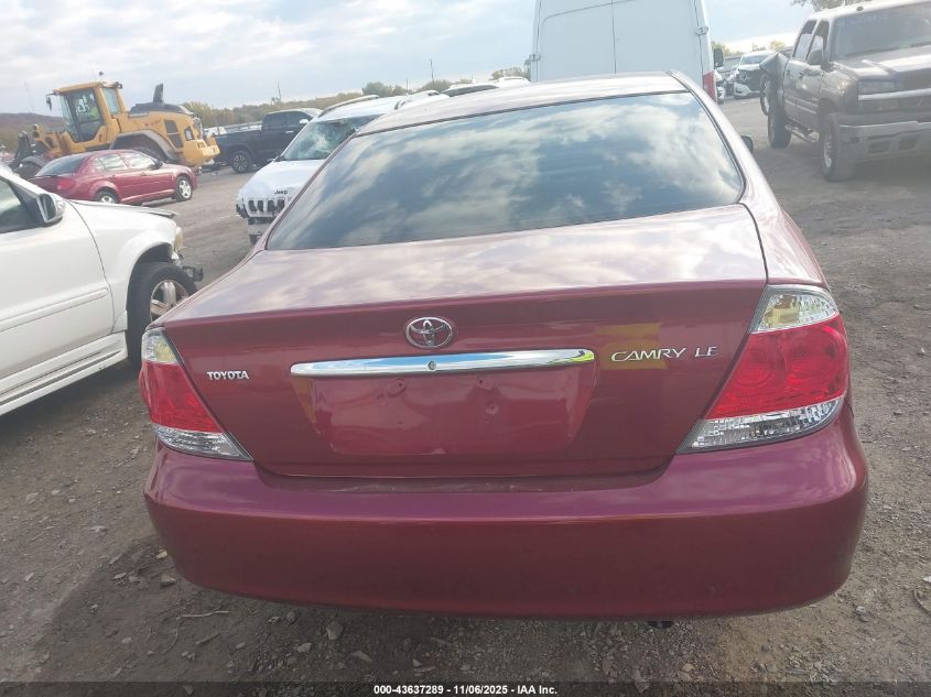2006 Toyota Camry Le VIN: 4T1BE32K06U131629 Lot: 43637289