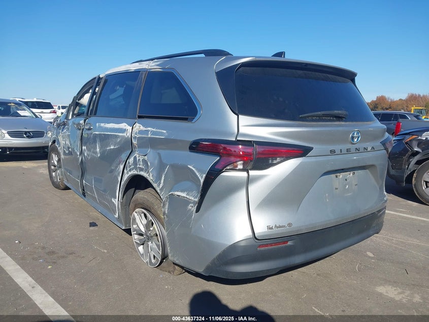 2022 Toyota Sienna Le VIN: 5TDKRKEC7NS075814 Lot: 43637324