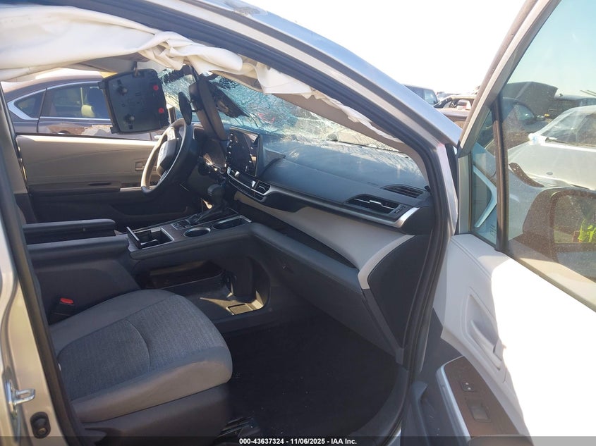 2022 Toyota Sienna Le VIN: 5TDKRKEC7NS075814 Lot: 43637324