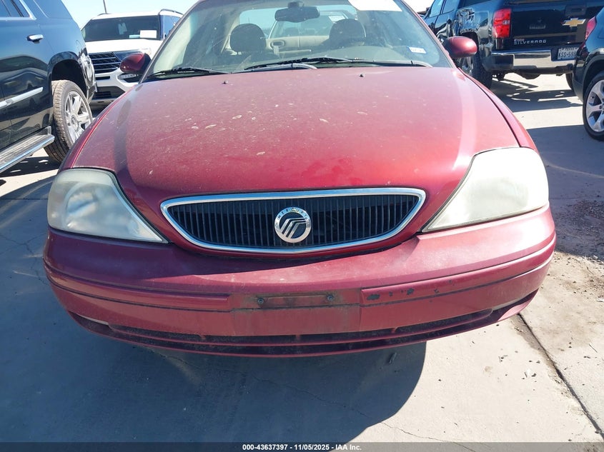 2002 Mercury Sable Ls Premium VIN: 1MEFM55S92G600854 Lot: 43637397