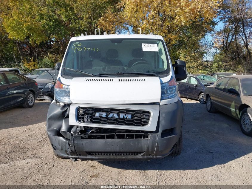 2021 Ram Promaster 2500 Low Roof 136 Wb VIN: 3C6LRVVGXME574017 Lot: 43637431