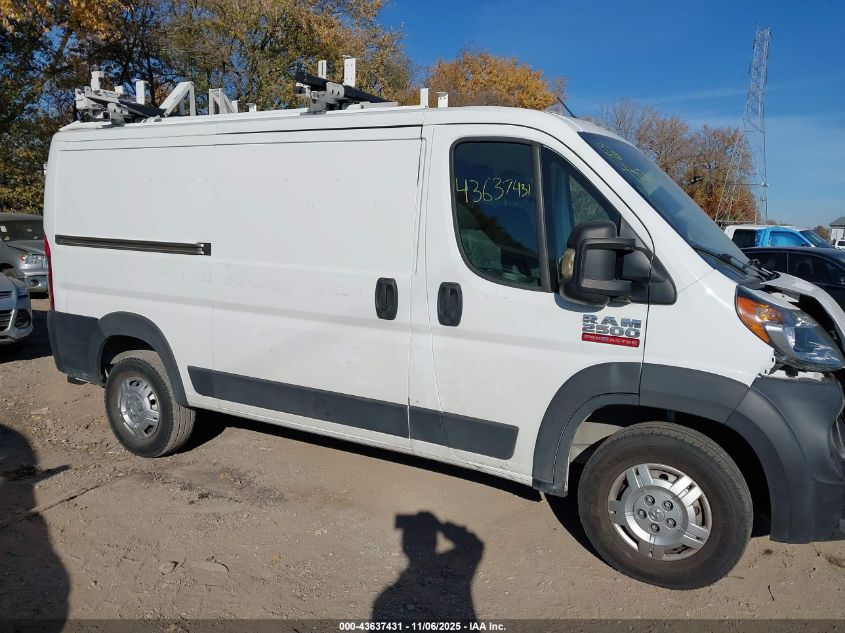 2021 Ram Promaster 2500 Low Roof 136 Wb VIN: 3C6LRVVGXME574017 Lot: 43637431