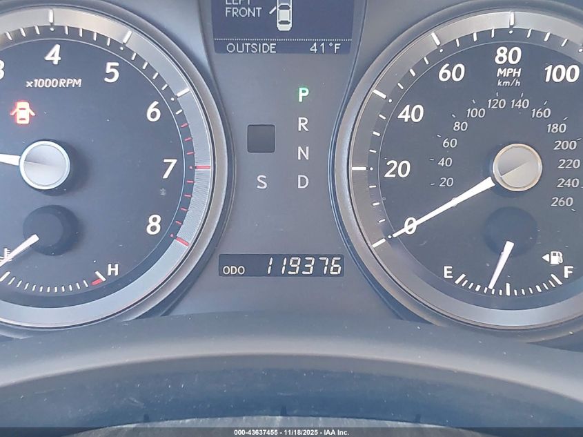 2007 Lexus Es 350 VIN: JTHBJ46GX72122217 Lot: 43637455