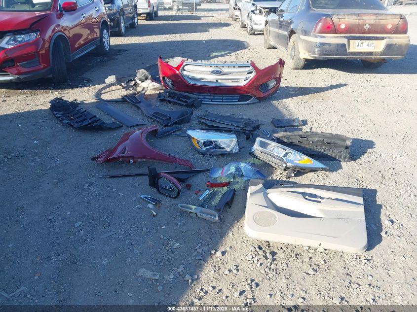 2018 Ford Escape Titanium VIN: 1FMCU0J92JUD03835 Lot: 43637457