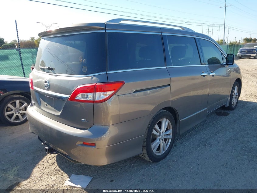 2014 Nissan Quest Sl VIN: JN8AE2KP8E9101788 Lot: 43637491