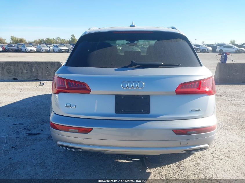 2019 Audi Q5 45 Premium VIN: WA1ANAFY9K2043584 Lot: 43637512