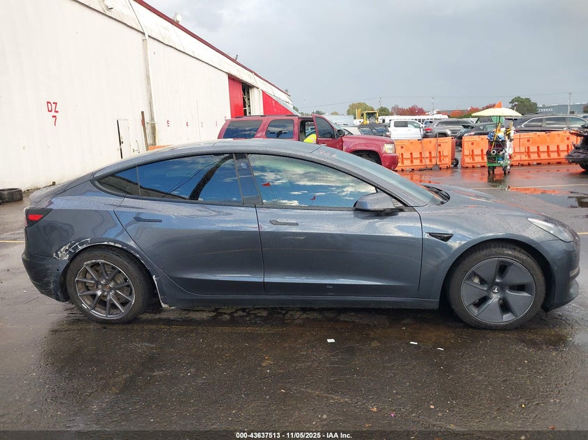 2022 Tesla Model 3 Long Range Dual Motor All-Wheel Drive VIN: 5YJ3E1EBXNF356978 Lot: 43637513