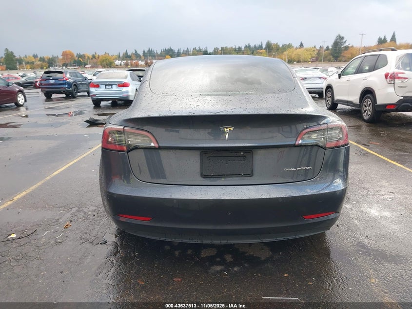 2022 Tesla Model 3 Long Range Dual Motor All-Wheel Drive VIN: 5YJ3E1EBXNF356978 Lot: 43637513