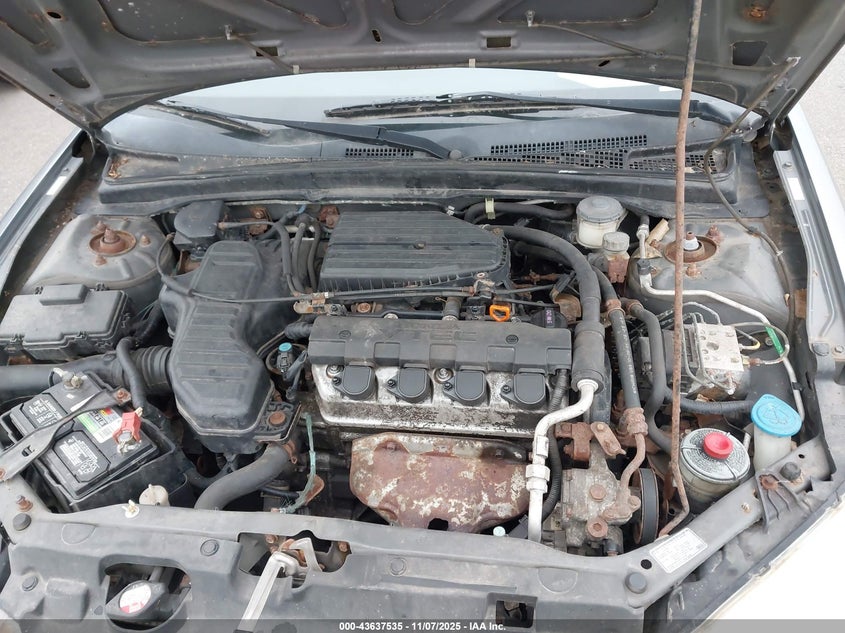 2004 Honda Civic Ex VIN: 2HGES258X4H618858 Lot: 43637535