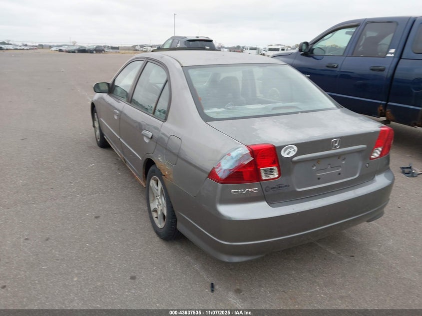 2004 Honda Civic Ex VIN: 2HGES258X4H618858 Lot: 43637535