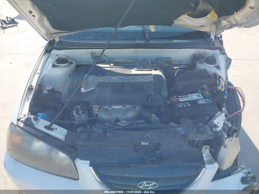 2005 Hyundai Elantra Gls/Gt VIN: KMHDN46D25U194224 Lot: 43637608