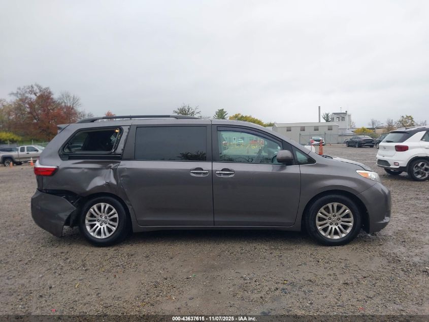 2015 Toyota Sienna Xle 8 Passenger VIN: 5TDYK3DC0FS532499 Lot: 43637615