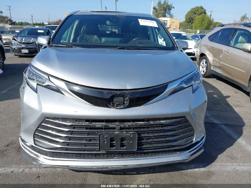 2022 Toyota Sienna Platinum VIN: 5TDESKFC5NS061555 Lot: 43637628