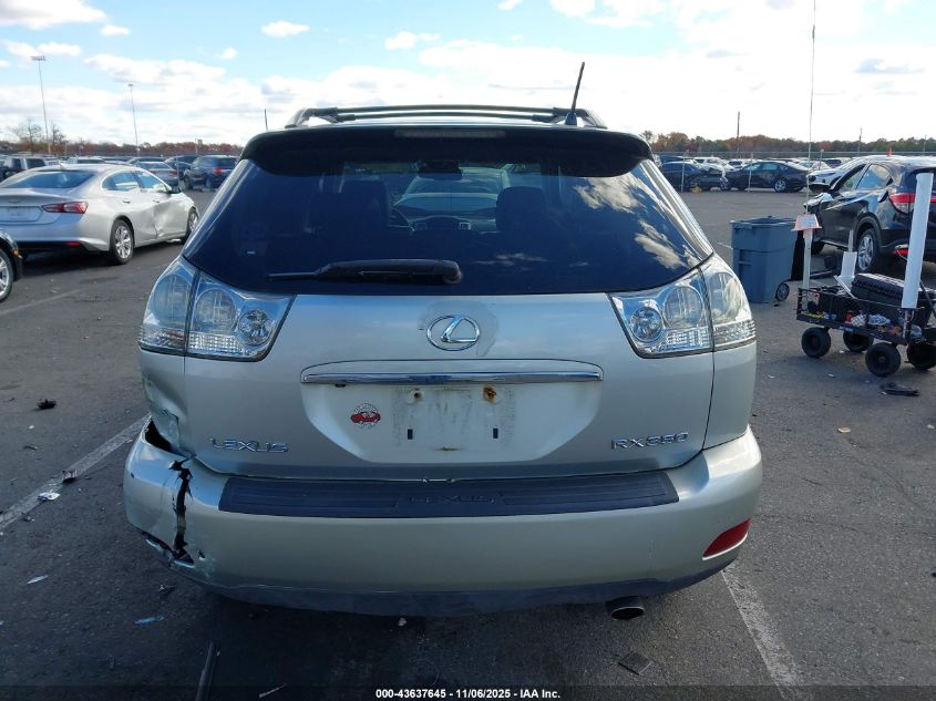 2008 Lexus Rx 350 VIN: 2T2HK31U28C089678 Lot: 43637645