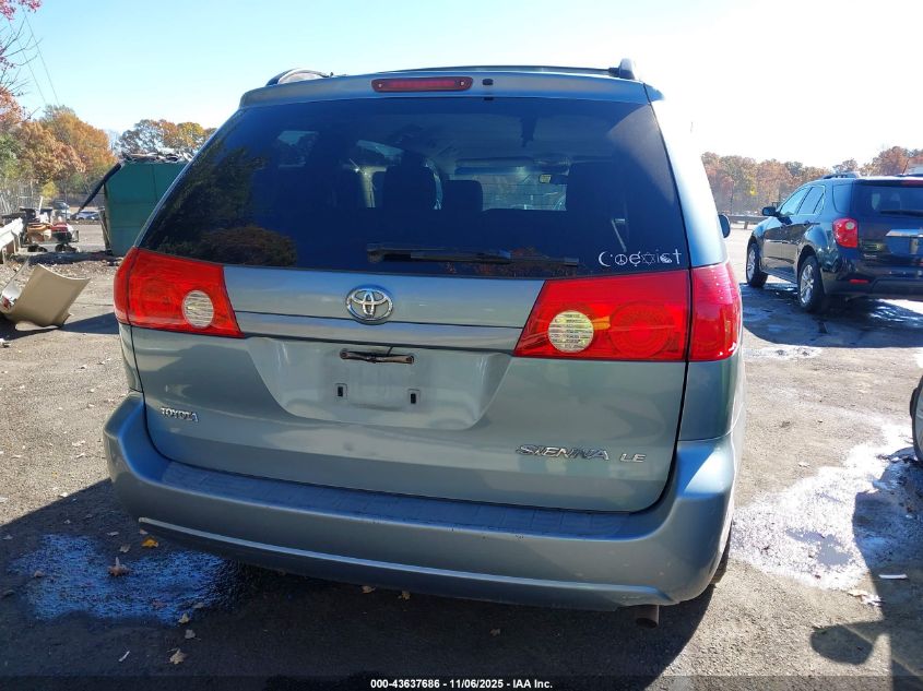 2008 Toyota Sienna Le VIN: 5TDZK23C38S121133 Lot: 43637686