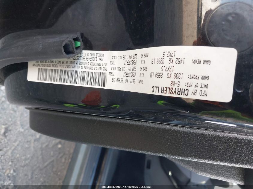 2008 Jeep Grand Cherokee Laredo VIN: 1J8GR48K28C226769 Lot: 43637692