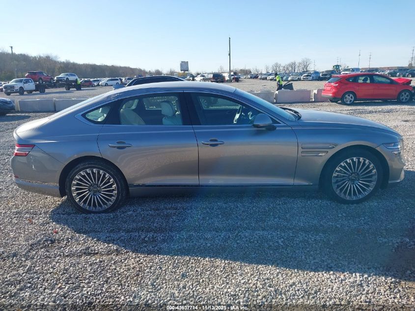 2023 Genesis Electrified G80 VIN: KMTGE4S17PU004693 Lot: 43637714