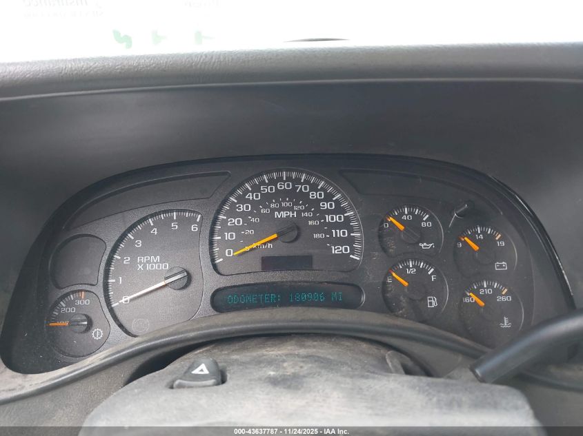 2003 Chevrolet Silverado 1500Hd Ls VIN: 1GCGK13U63F251975 Lot: 43637787