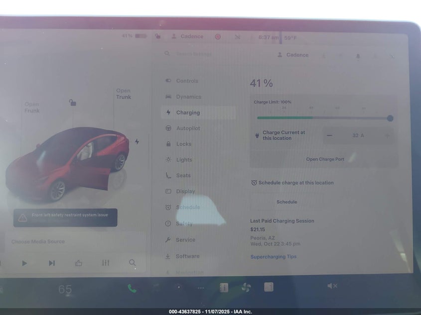 2023 Tesla Model 3 Rear-Wheel Drive VIN: 5YJ3E1EA7PF666676 Lot: 43637825