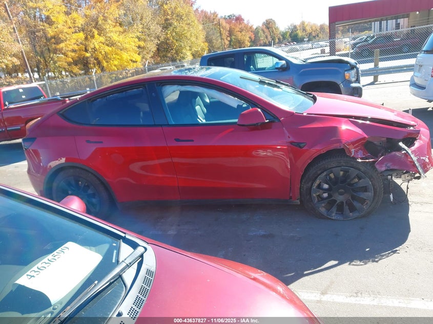 2023 Tesla Model Y Awd/Long Range Dual Motor All-Wheel Drive VIN: 7SAYGDEE0PA165391 Lot: 43637827