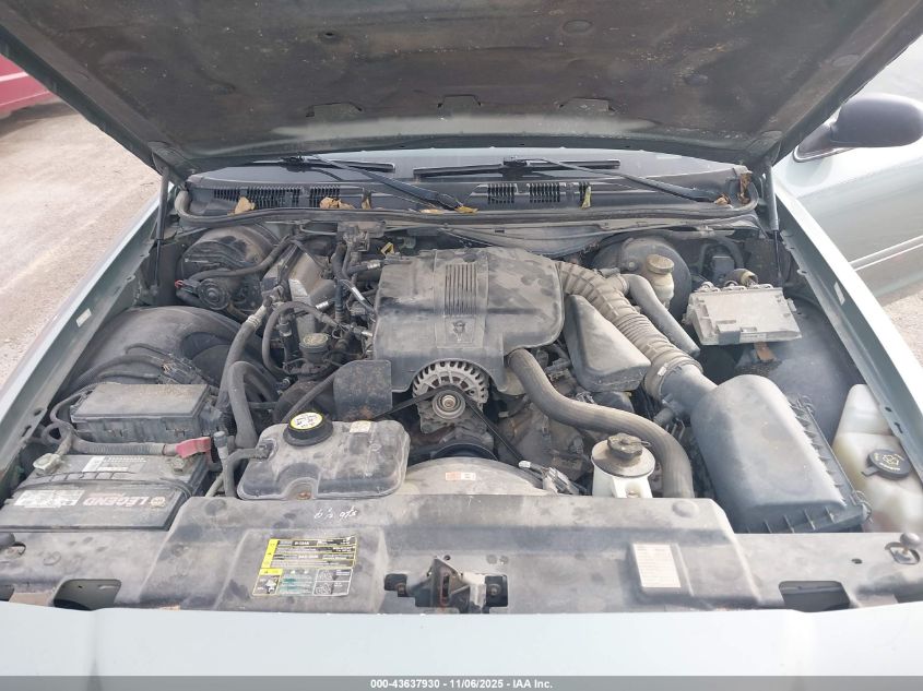 2005 Ford Crown Victoria Lx/Lx Sport VIN: 2FAHP74W35X101828 Lot: 43637930