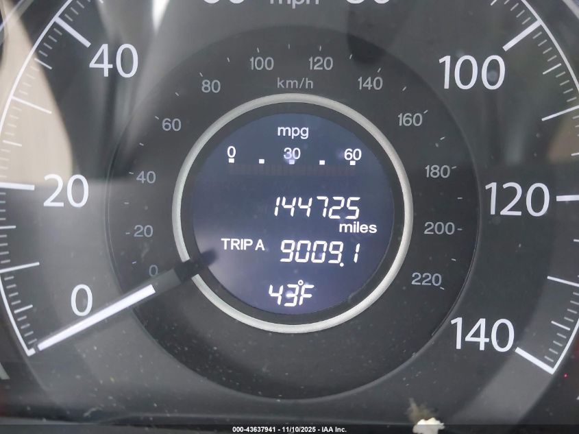 2013 Honda Cr-V Ex VIN: 5J6RM3H58DL046428 Lot: 43637941