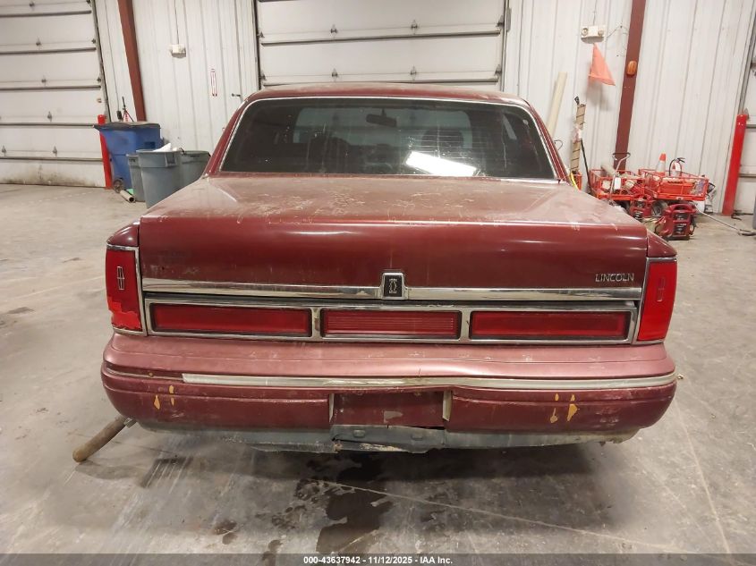 1996 Lincoln Town Car Cartier VIN: 1LNLM83W3TY607897 Lot: 43637942