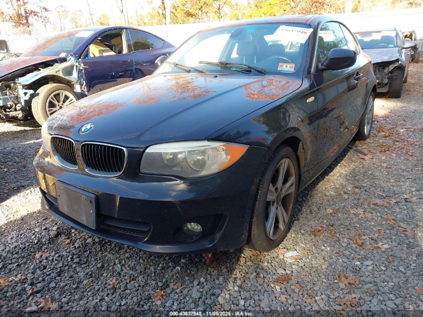 2013 BMW 128I VIN: WBAUP9C52DVS94371 Lot: 43637948