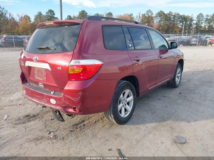2008 Toyota Highlander VIN: JTEDS41A682033994 Lot: 43637974