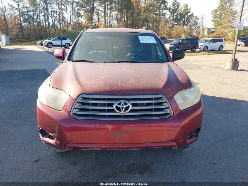 2008 Toyota Highlander VIN: JTEDS41A682033994 Lot: 43637974