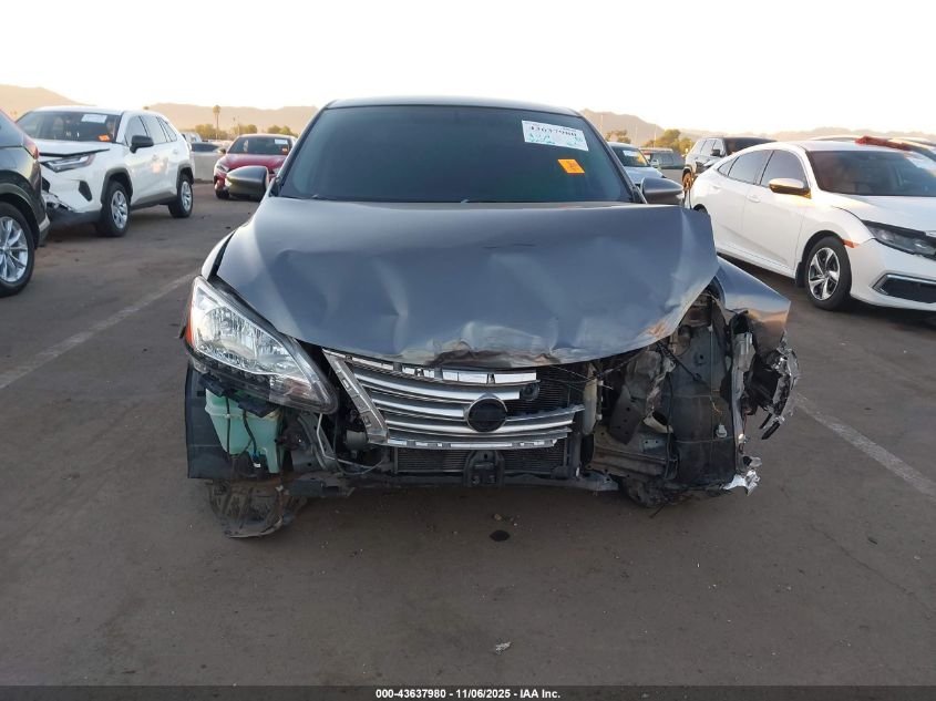 2015 Nissan Sentra Sr VIN: 3N1AB7AP9FY291439 Lot: 43637980