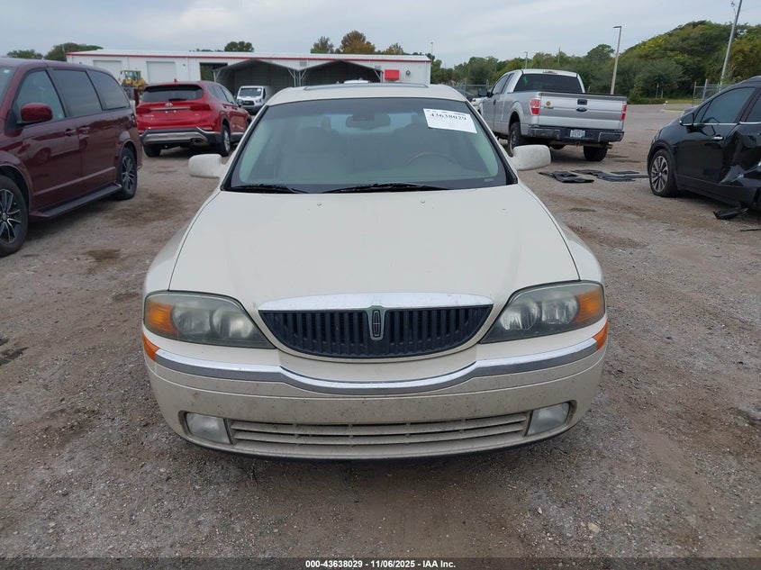 2002 Lincoln Ls V8 Auto VIN: 1LNHM87AX2Y695575 Lot: 43638029