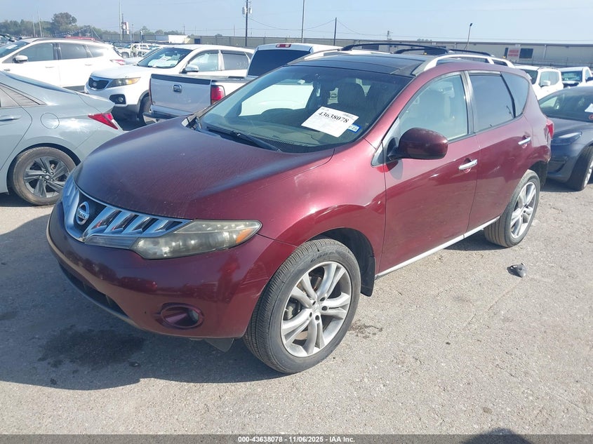 JN8AZ18W49W102165 2009 NISSAN MURANO photo no. 2