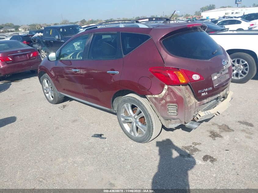 JN8AZ18W49W102165 2009 NISSAN MURANO photo no. 3