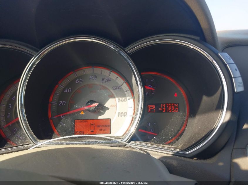 2009 Nissan Murano Le VIN: JN8AZ18W49W102165 Lot: 43638078