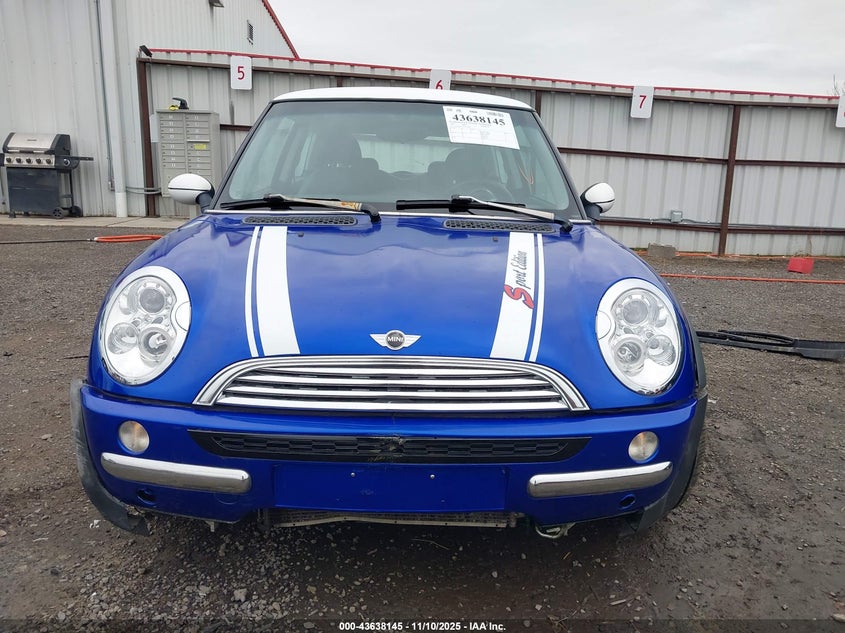 2003 Mini Cooper VIN: WMWRC334X3TE13366 Lot: 43638145