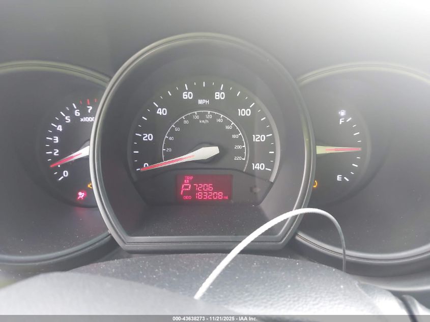 2013 Kia Rio Lx VIN: KNADM5A31D6250097 Lot: 43638273