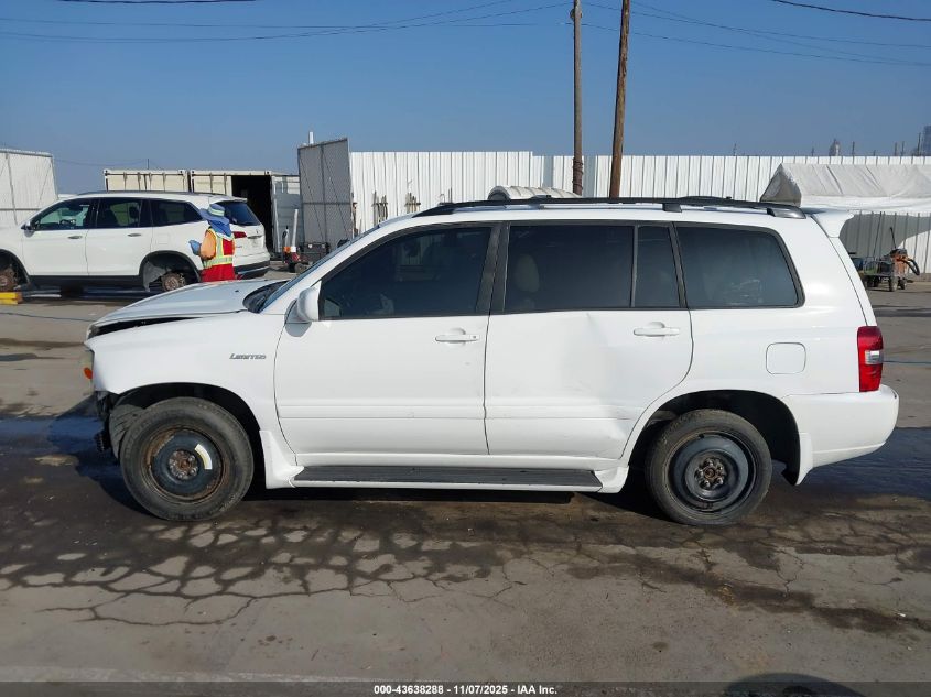 2004 Toyota Highlander Limited V6 VIN: JTEEP21A640010506 Lot: 43638288