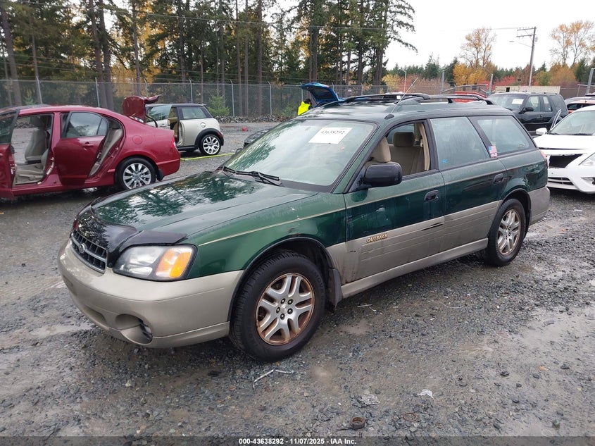4S3BH675XY7630360 2000 SUBARU OUTBACK photo no. 2