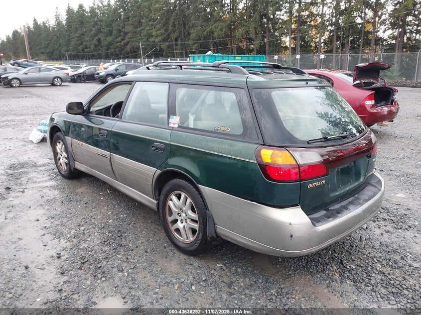 4S3BH675XY7630360 2000 SUBARU OUTBACK photo no. 3