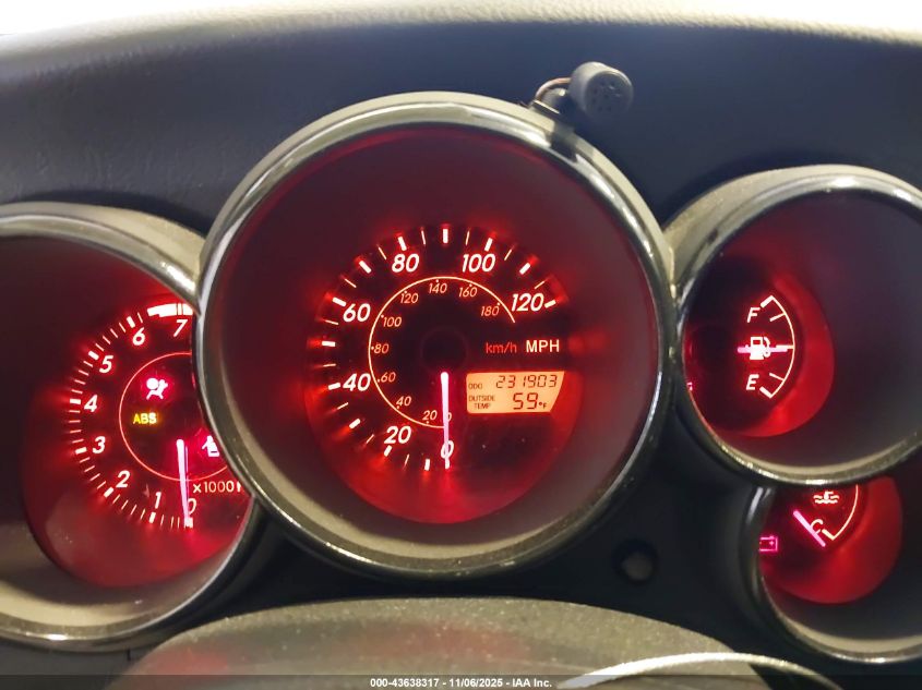 2003 Toyota Matrix Xr VIN: 2T1LR32E43C025717 Lot: 43638317