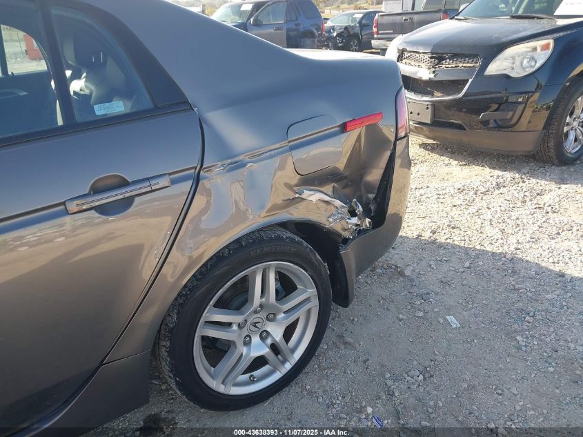 2008 Acura Tl 3.2 VIN: 19UUA66228A050612 Lot: 43638393