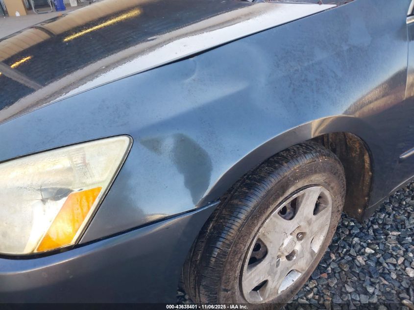 2005 Honda Accord 2.4 Lx VIN: 3HGCM56425G709056 Lot: 43638401