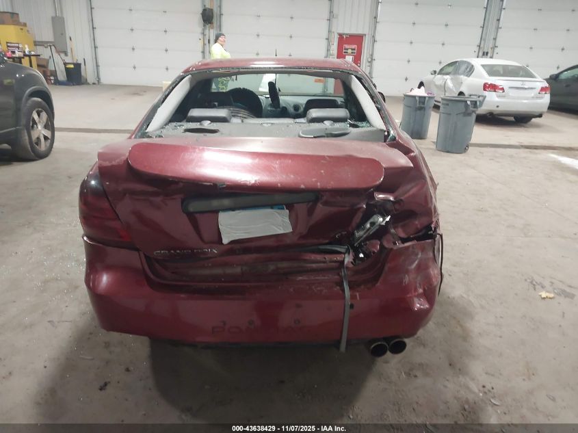 2005 Pontiac Grand Prix Gt VIN: 2G2WS542951173688 Lot: 43638429