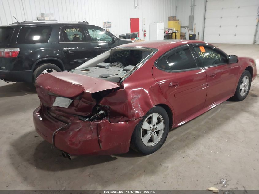 2005 Pontiac Grand Prix Gt VIN: 2G2WS542951173688 Lot: 43638429