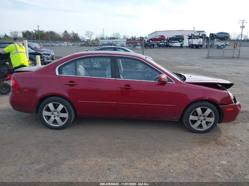 2007 Kia Optima Lx VIN: KNAGE123175148097 Lot: 43638442