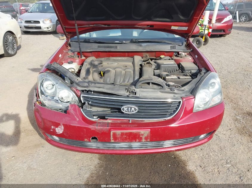 2007 Kia Optima Lx VIN: KNAGE123175148097 Lot: 43638442