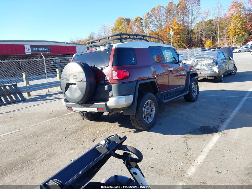 2011 Toyota Fj Cruiser VIN: JTEBU4BF1BK113920 Lot: 43638450