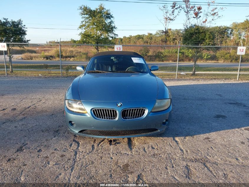2005 BMW Z4 2.5I VIN: 4USBT33515LS55510 Lot: 43638484